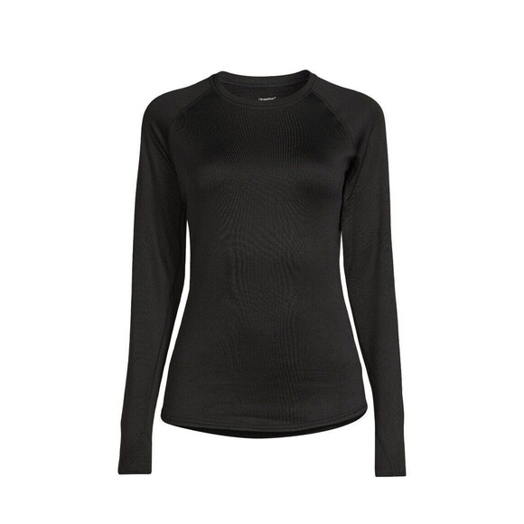 Cuddl Duds ClimateRight Grid Warmth Base Layer Thermal Legging + Crew Top Set, L - Picture 3 of 16